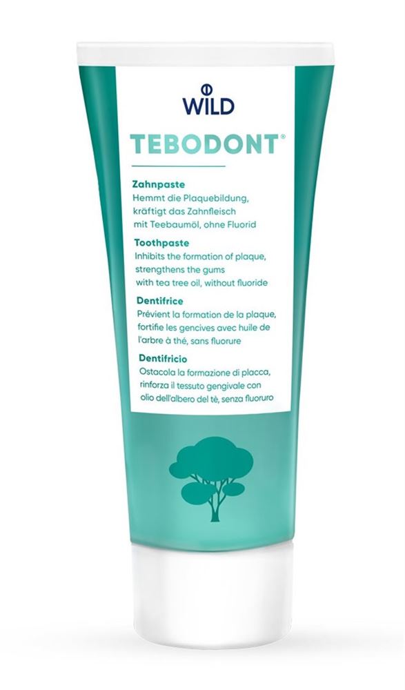 Tebodont Zahnpaste ohne Fluorid 75 ml
