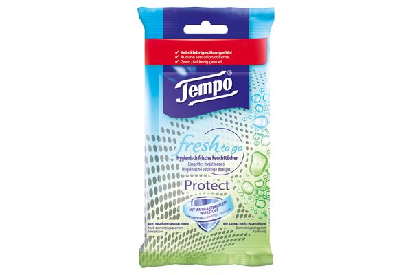 Tempo Handfeuchttücher Protect 10 Stk