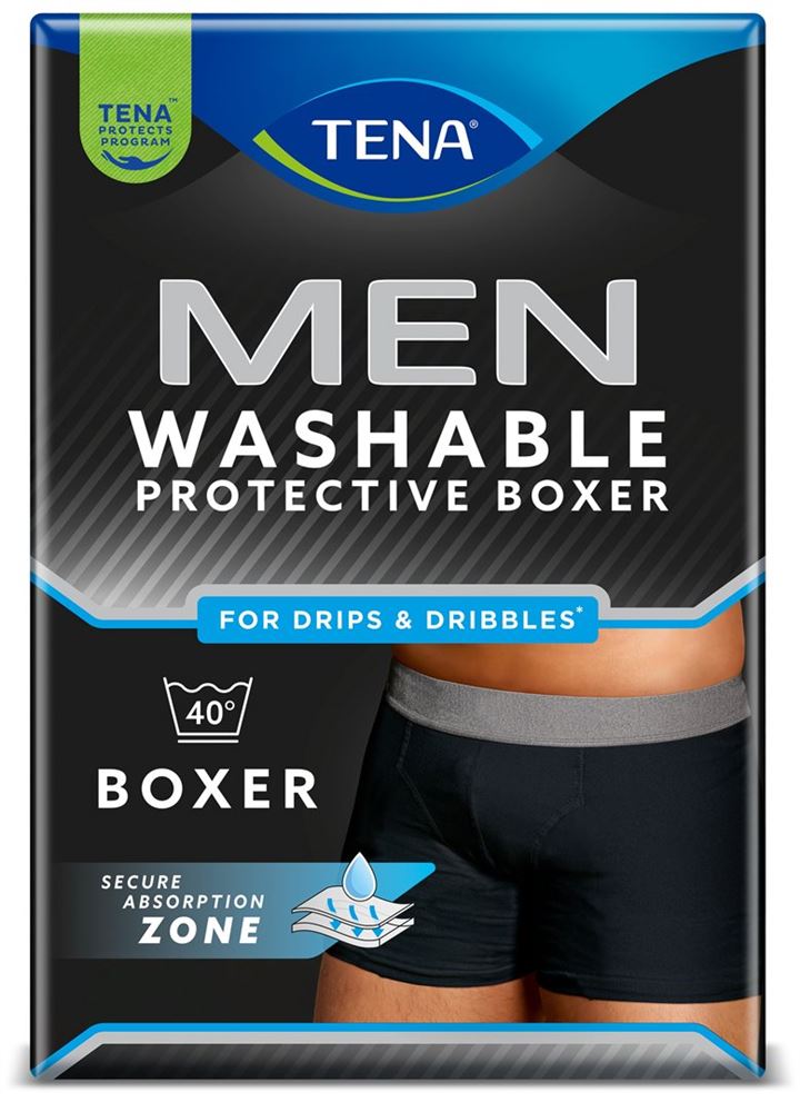 Tena Men Washable Underwear L schwarz