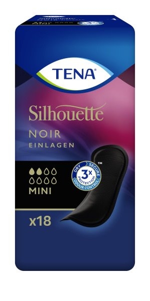 Tena Silhouette Noir Mini Pad 18 Stk