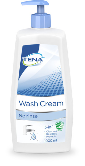 Tena Wash Cream Fl 1000 ml