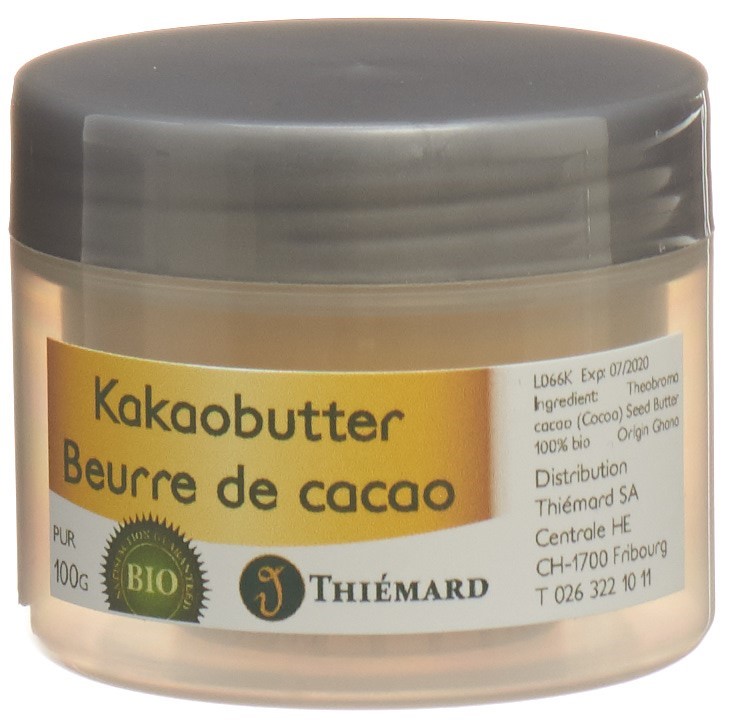 Thiémard Kakaobutter 100 % pur Bio 100 g