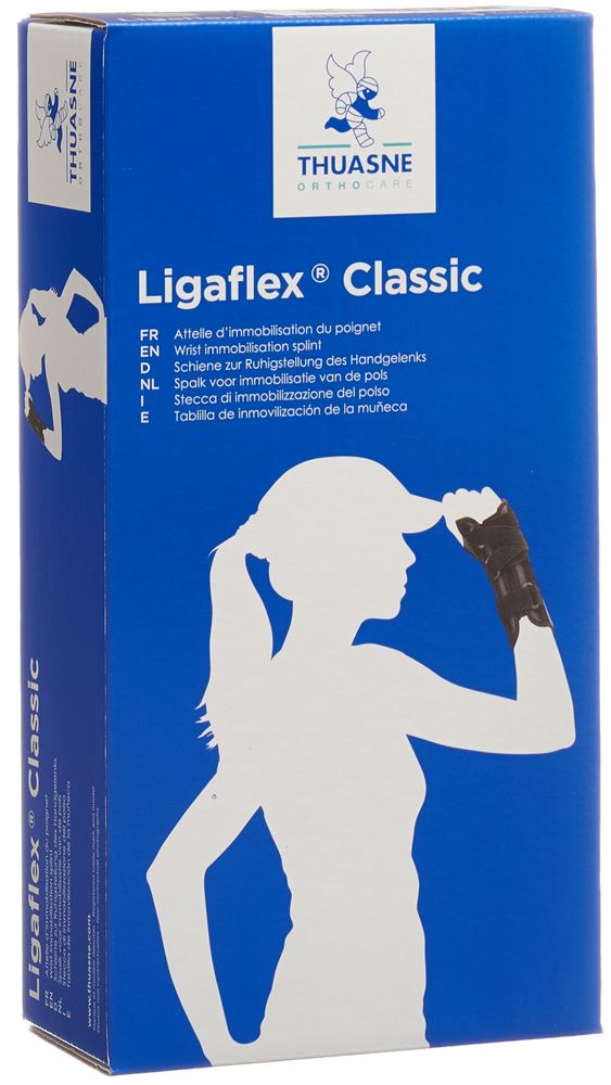 Thuasne Ligaflex Handgelenkband Gr2 rechts schwarz