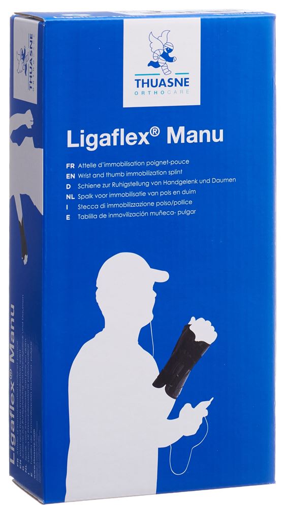 Thuasne Ligaflex Manu Handgelenkbandage Gr1 rechts schwarz