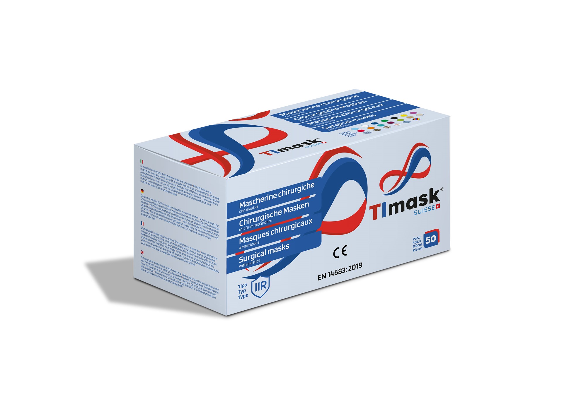 TImask Einweg-Medizinmaske Typ IIR türkis 20 Stk