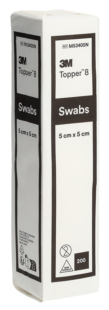 Topper 8 NW Kompressen 5x5cm unsteril 200 Stk