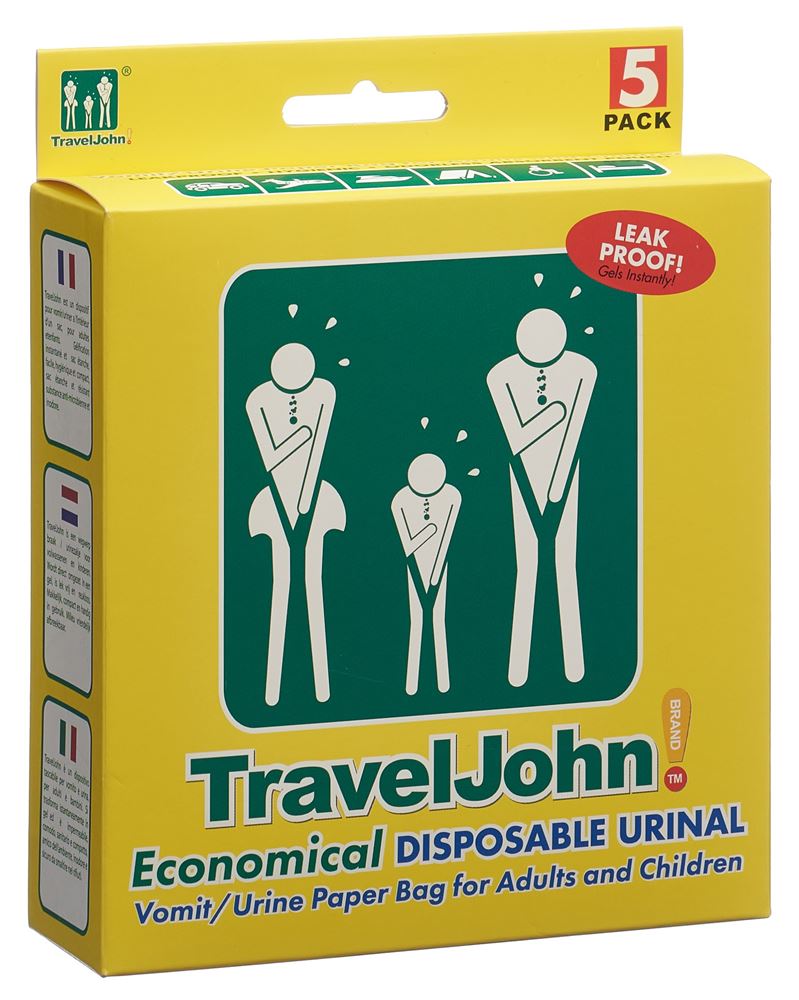 TravelJohn Brechbeutel 5 Stk