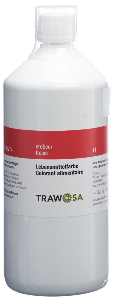 Trawosa Lebensmittelfarbstoff erdbeer Fl 1000 ml