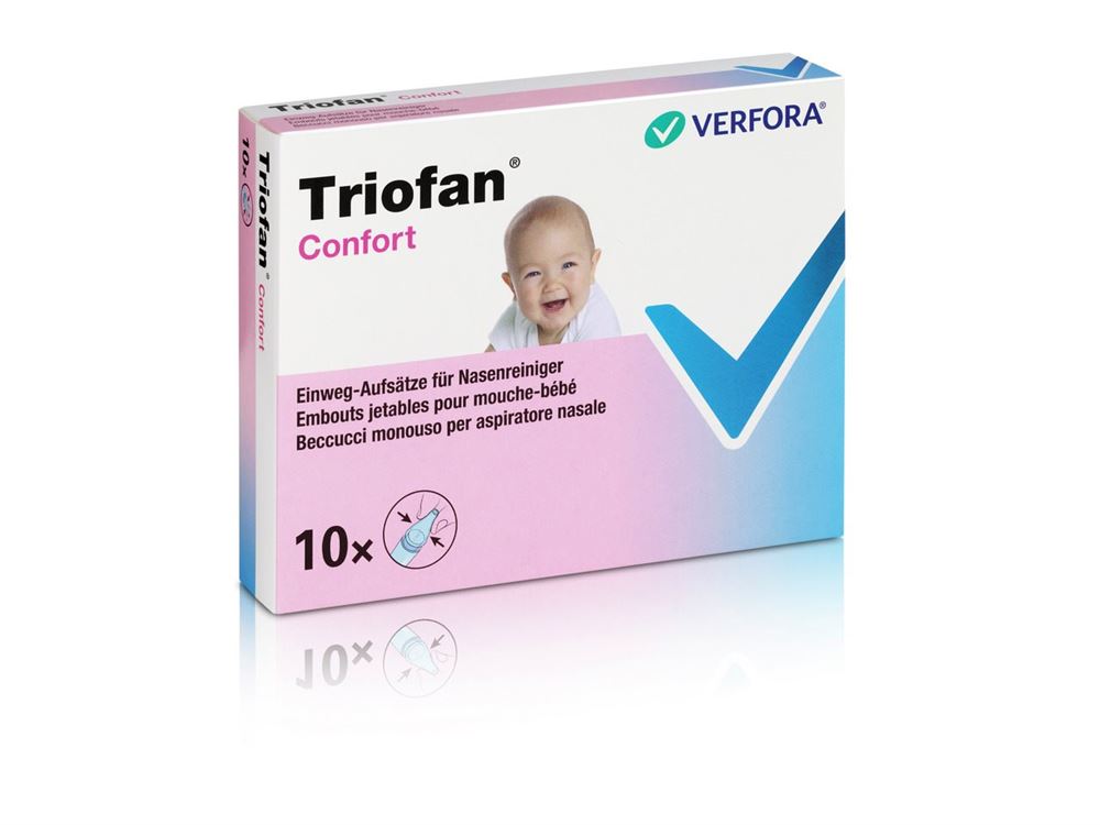 Triofan Confort Aufsätze Nasenreiniger 10 Stk