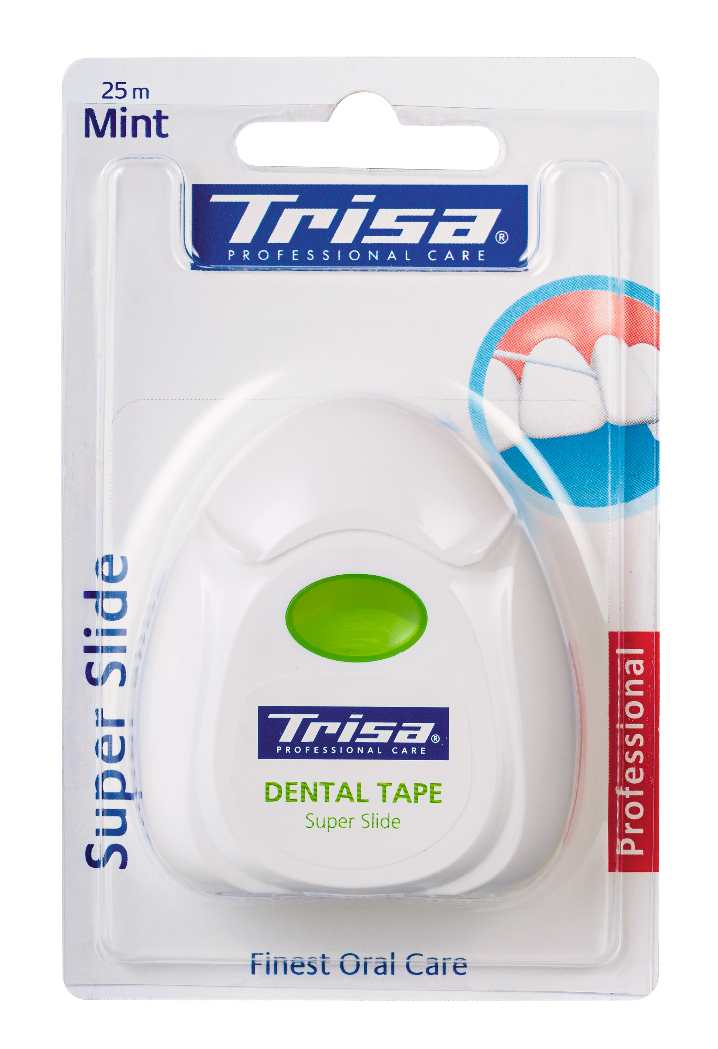 Trisa Zahnseide Super Slide 25m mint Xylitol