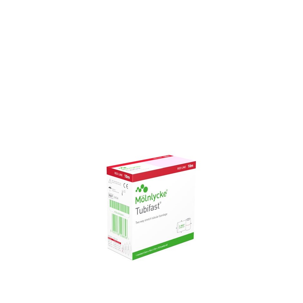 Tubifast Schlauchbandage 3.5cmx10m rot Box