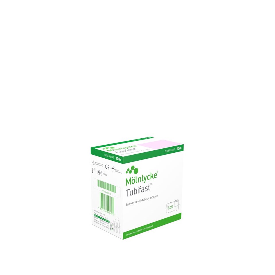 Tubifast Schlauchbandage 5cmx10m grün Box