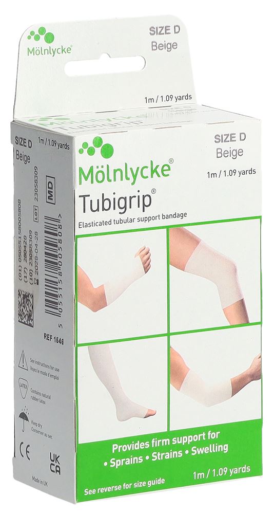 Tubigrip Schlauchbandage D 1mx7.50cm beige