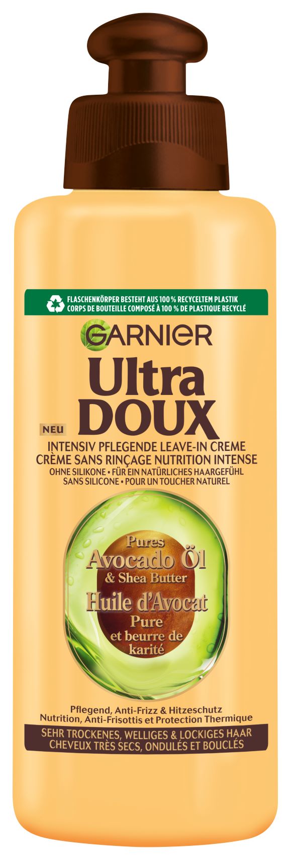 Ultra Doux Intensiv Pflegende Leave-In Creme pures Avocado-Öl & Shea Butter 200 ml