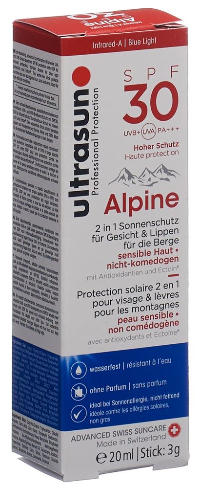 Ultrasun Alpine SPF 30 20 ml + 3 g