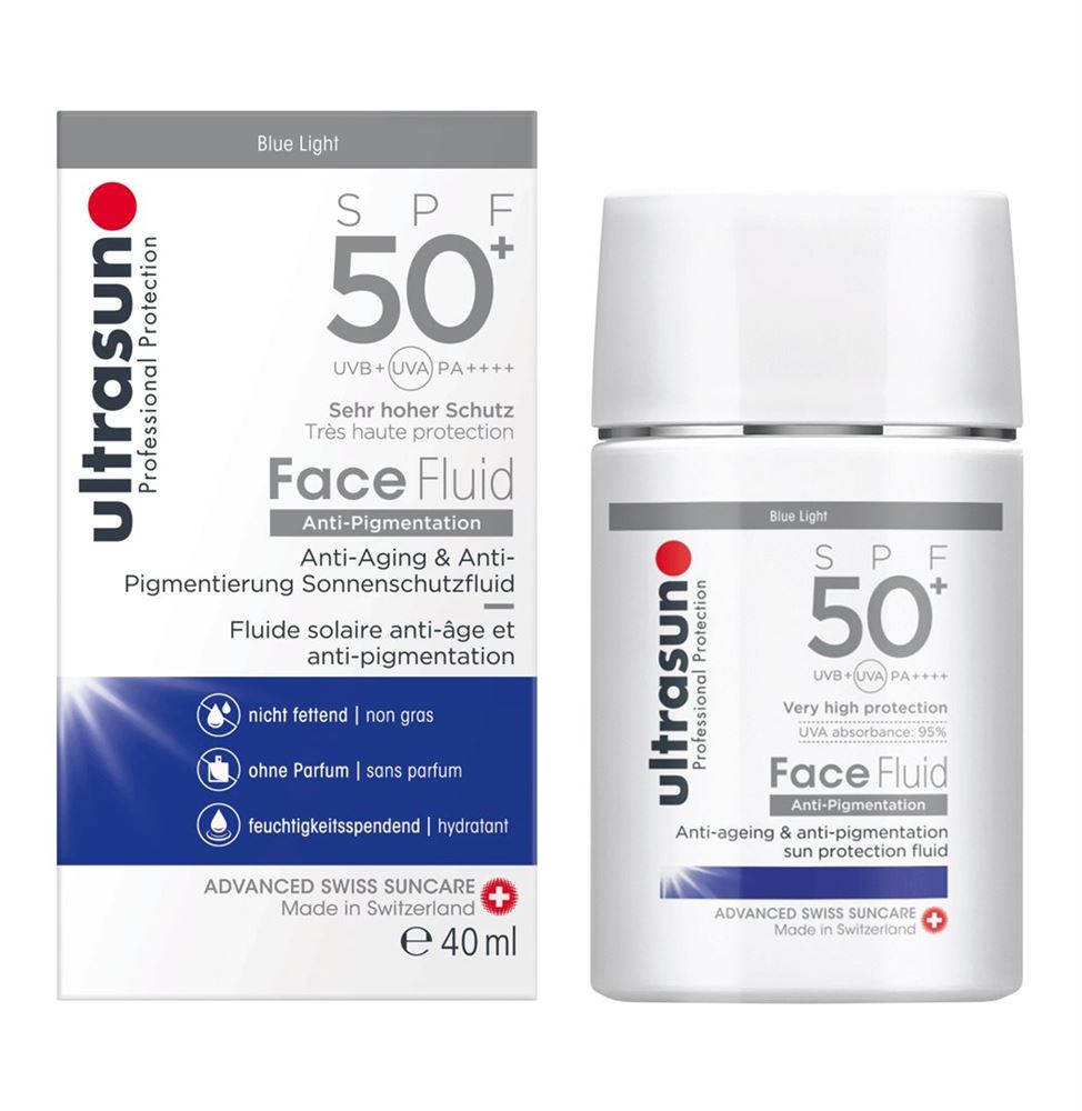 Ultrasun Face Fluid Anti-Pigment Spf50+ Fl 40 ml