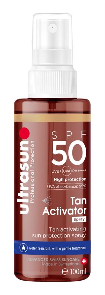 Ultrasun Tan Activator Spf50 Spr 100 ml