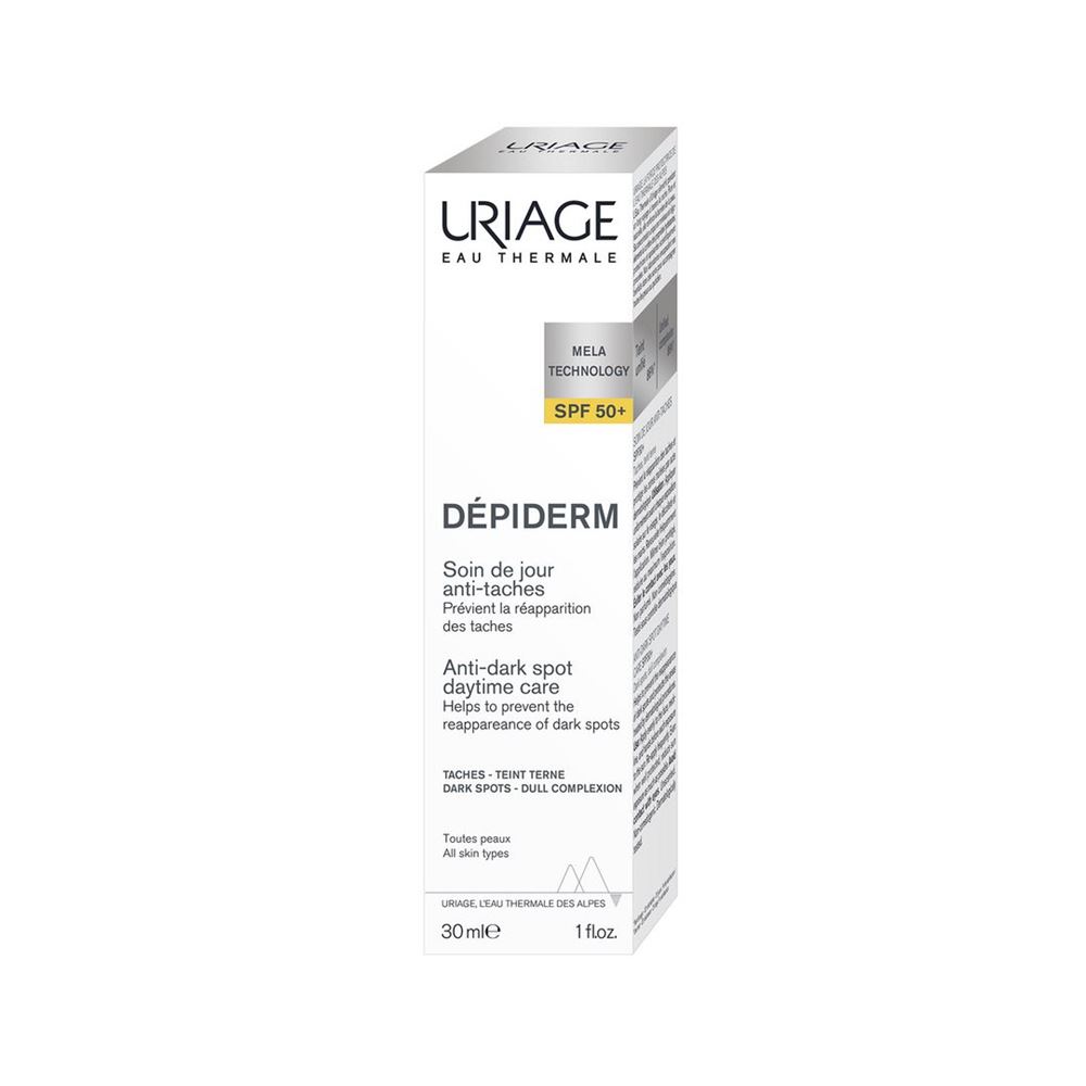 Uriage Dépiderm Anti-Flecken Tagespflege Lsf50+ Fl 30 ml