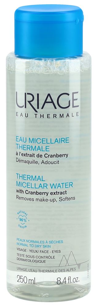 Uriage Mizellenwasser normale und trockene Haut Fl 250 ml
