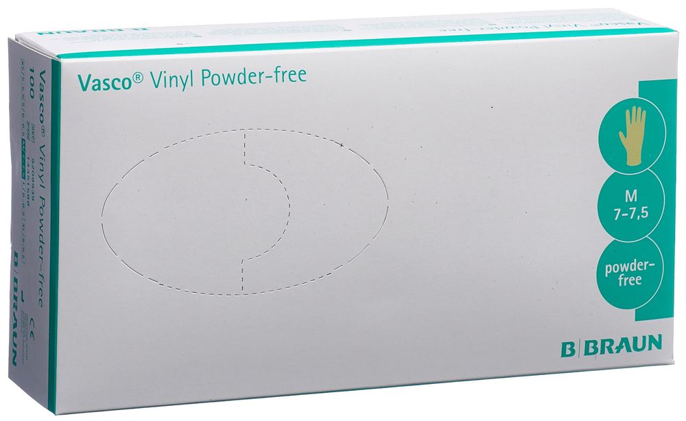 Vasco Handschuhe M Vinyl 100 Stk