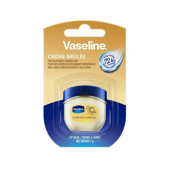 Vaseline Lip Balm Mini Jar Crème Brûlée Topf 7 g