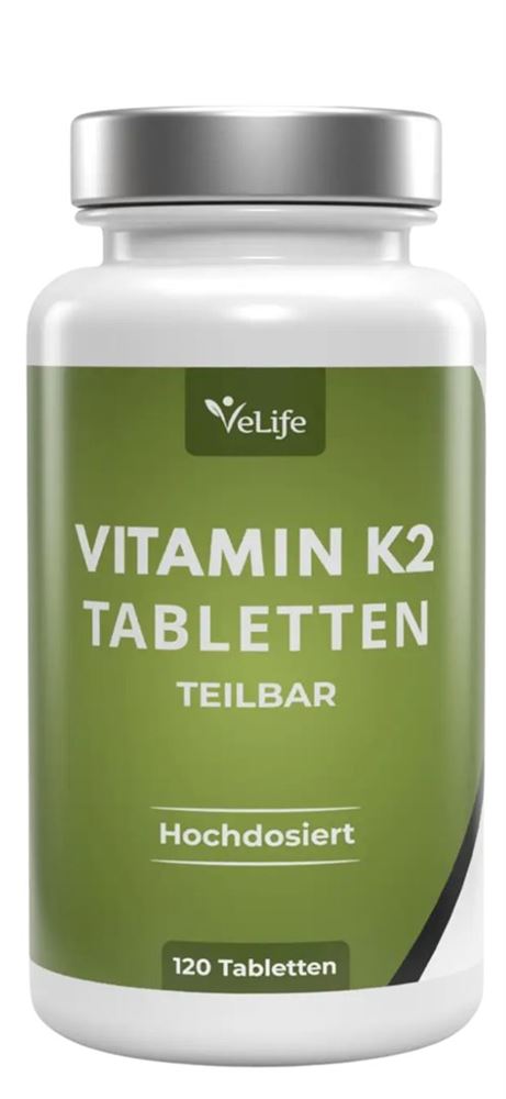Velife Vitamin K2 Tabl 200 mcg Ds 120 Stk