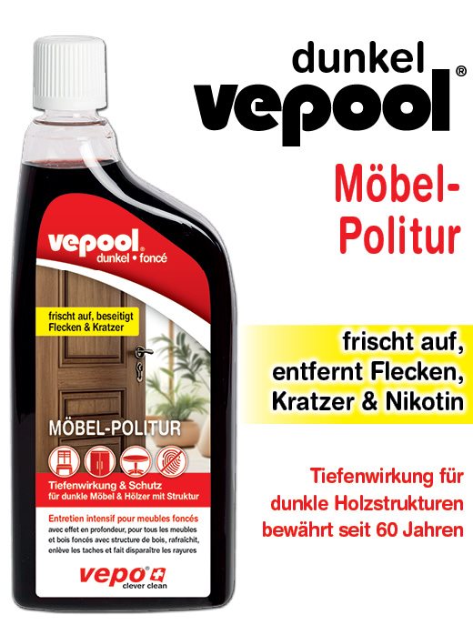 Vepool Möbelpolitur liq dunkel 300 ml