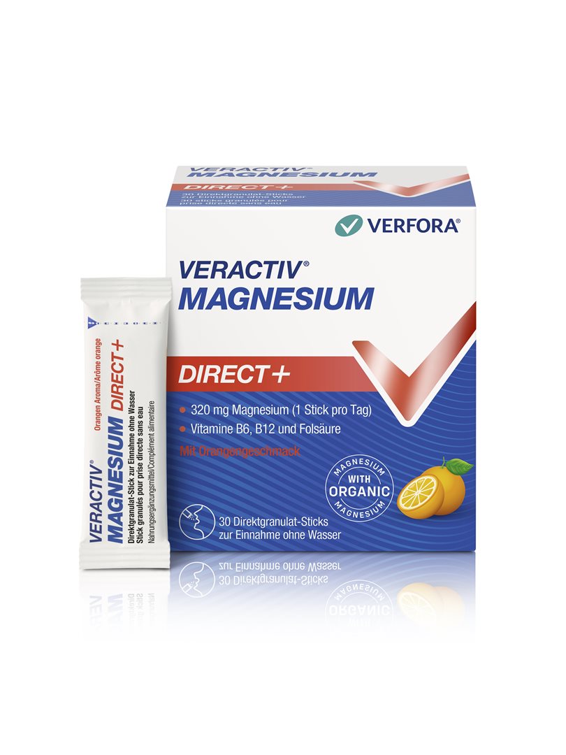 Veractiv Magnesium Direct+ Orange Stick 30 Stk