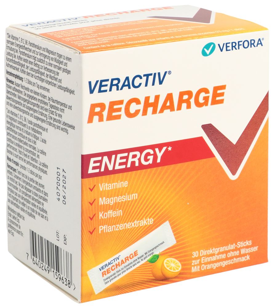 Veractiv Recharge Direct Sticks 30 Stk