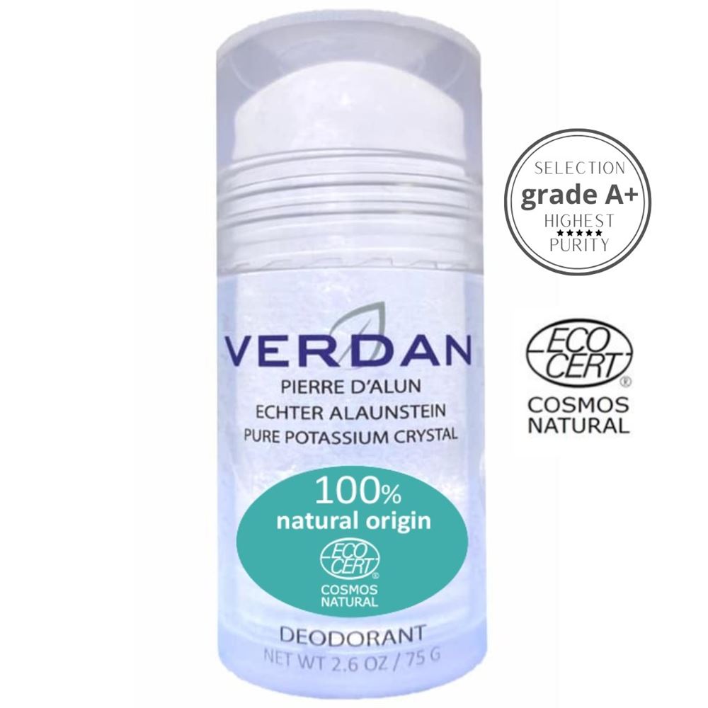 Verdan Alaunstein Grad A+ Marmor Deodorant Stick Mineral 100% natural origin Ecocert 170 g