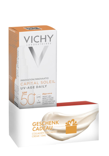 Vichy Capital Soleil UV Age + Lift CS15ml gratis 2023 Tb 40 ml