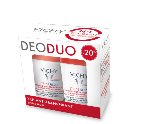 Vichy Deo Stress Resist Duo -20% 2 Roll-on 50 ml