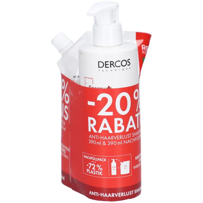 Vichy Dercos Anti-Haarverlust Vital+ Nachfüll 2 Btl 400 ml