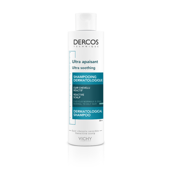Vichy Dercos Shampooing Ultra-Sensitiv Fettige Kopfhaut deutsch/italienisch 200 ml