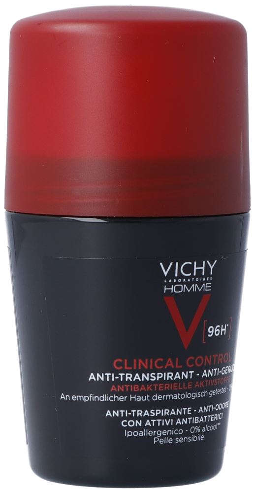 Vichy Homme Deo C.C Roll-on 96h 50 ml