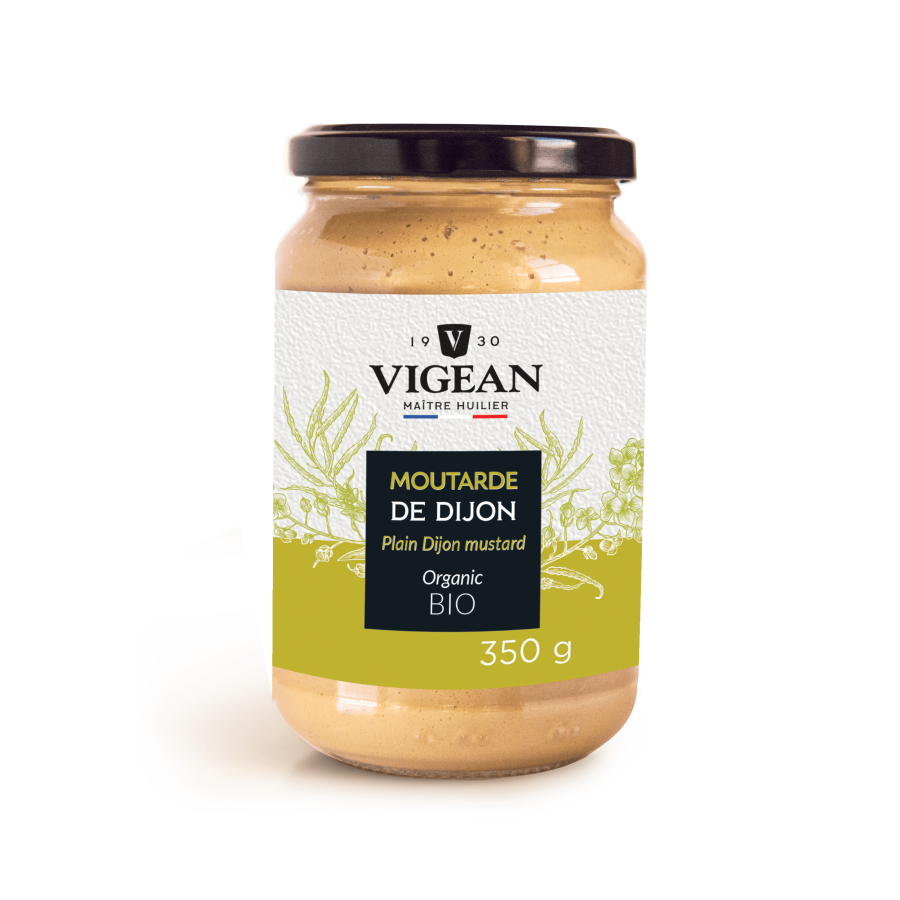 Vigean Moutarde de Dijon Bio 350 g