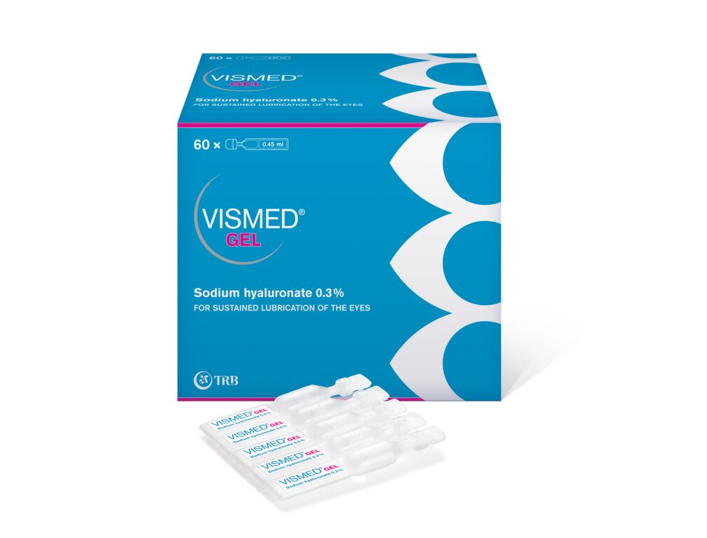 Vismed Gel Augengel 3 mg/ml Hydrogel 60 Monodos 0.45 ml