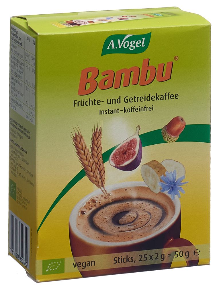 Vogel Bambu Früchtekaffee instant 25 Stick 2 g