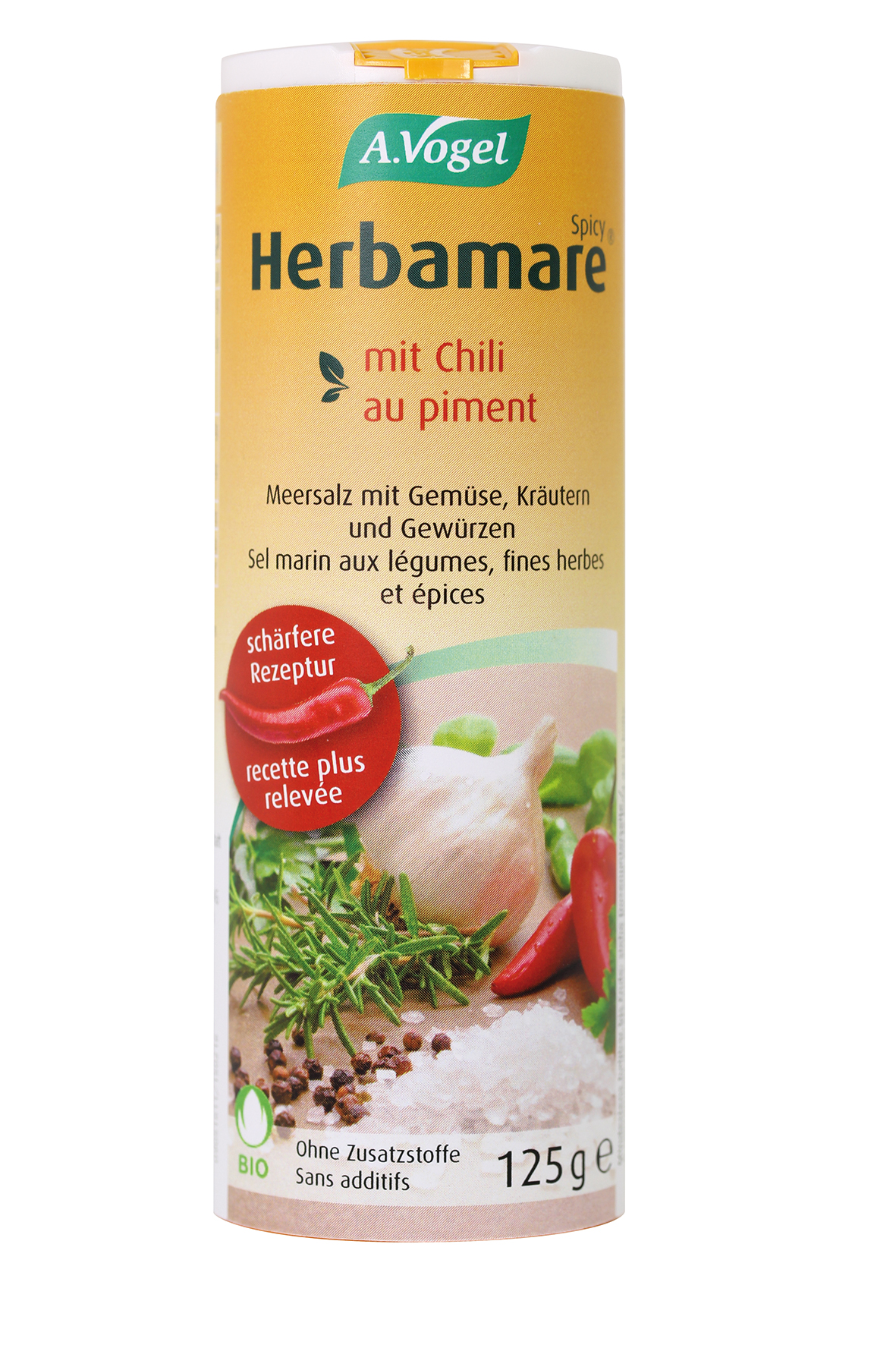 Vogel Herbamare Spicy Kräutersalz Streudose 125 g
