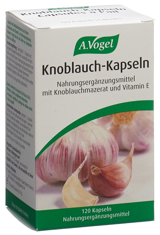 Vogel Knoblauch Kapseln Glas 120 Stk