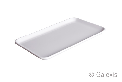 Waca Instrumententablett 19x15x1.7cm weiss