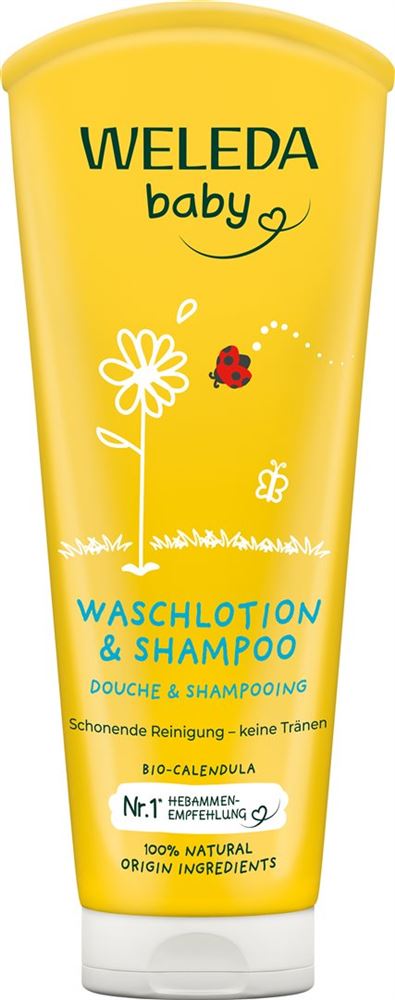 Weleda Baby Waschlotion & Shampoo Calendula Tb 200 ml