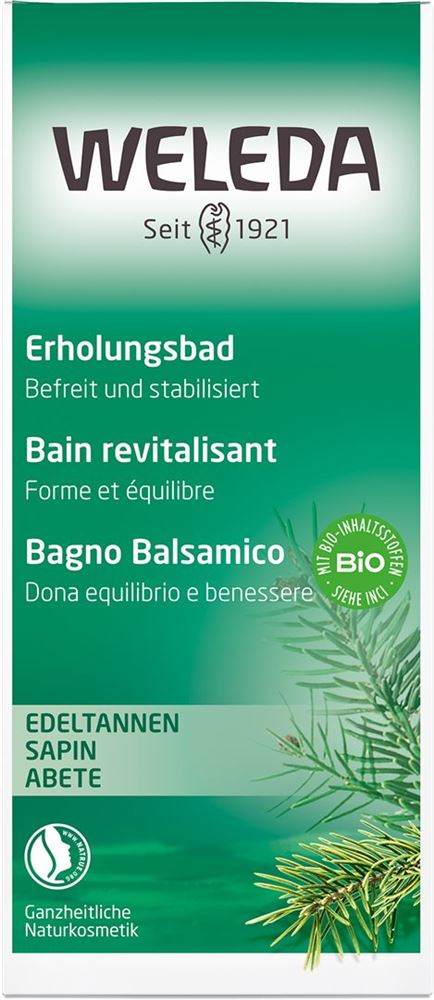 Weleda Erholungsbad Edeltanne Fl 200 ml