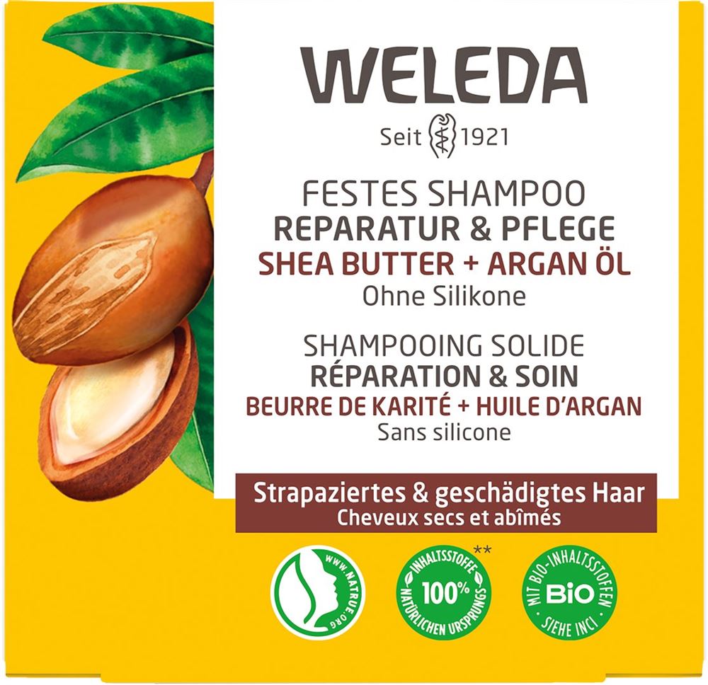 Weleda Festes Shampoo Reparatur & Pflege 50 g
