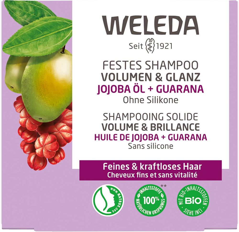 Weleda Festes Shampoo Volumen & Glanz 50 g