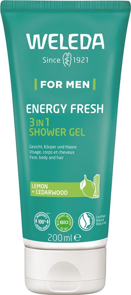 Weleda FOR MEN Energy Fresh Shower Gel 3in1 Tb 200 ml