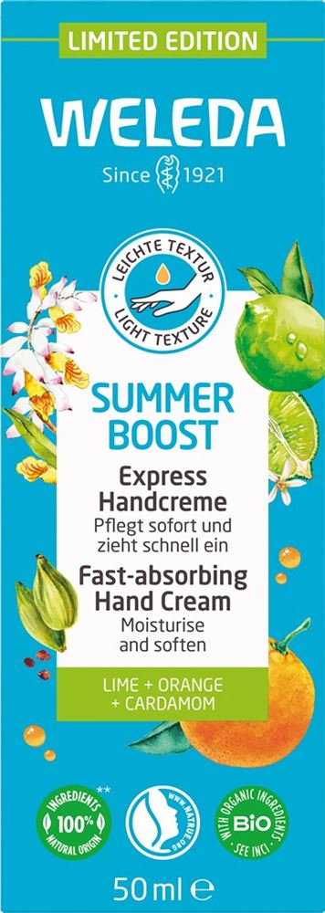 Weleda Handcreme express Summer Boost Tb 50 ml