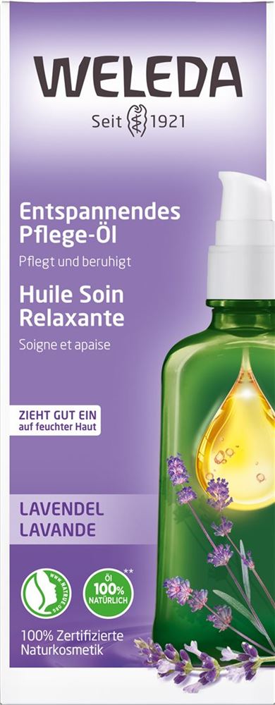 Weleda Pflege-Öl entspannend Lavendel Glasfl 100 ml