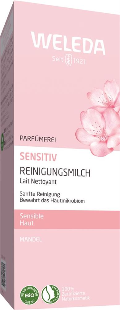 Weleda Reinigungsmilch sensitiv Mandel Tb 75 ml