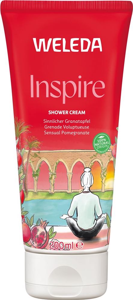 Weleda Shower Cream Inspire Granatapfel Tb 200 ml